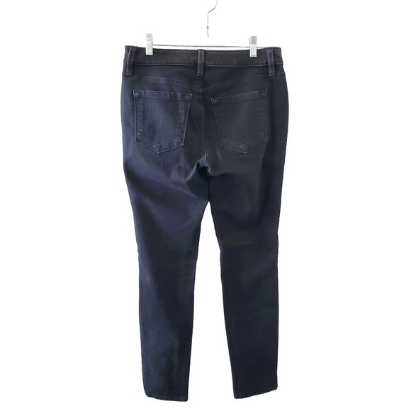 LOFT Modern Skinny Jeans Black Low-Rise 5 Pocket Design Stretch Sz 4 - Picture 2 of 4
